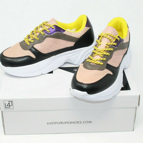 LFL Lust For Life Women's Blush Multi Sneakers - Picture 5 of 12